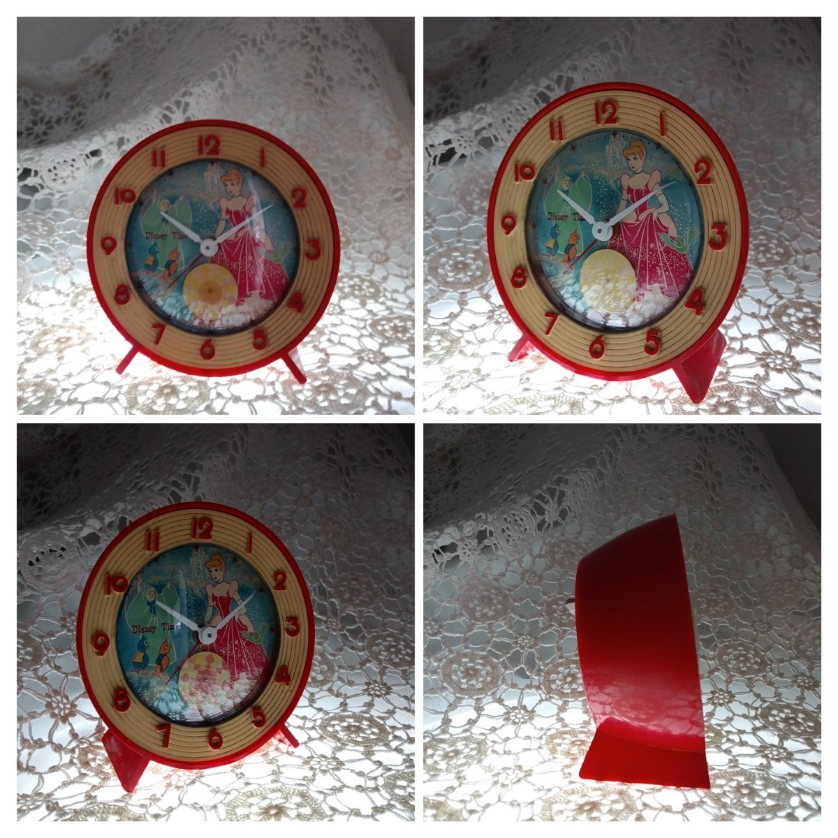 セイコー目覚まし時計 ディズニータイム Disney Time シンデレラ完動品
