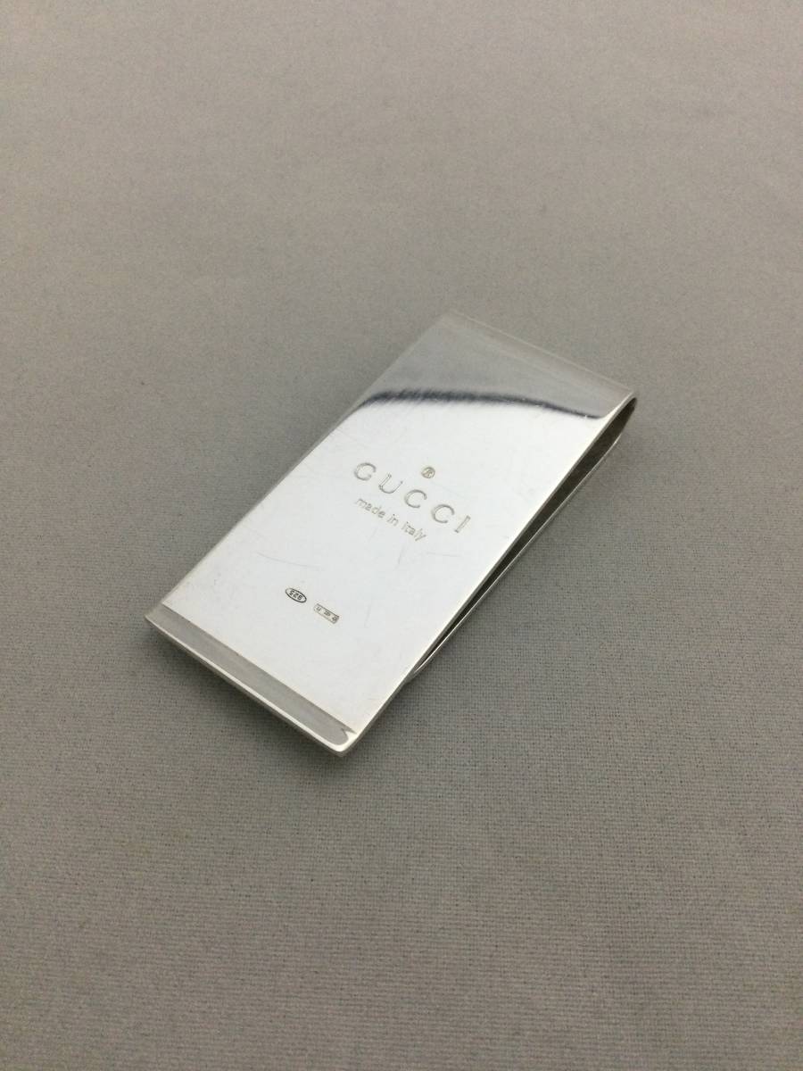 GUCCI グッチ Gロゴ マネークリップ シルバー 925【B725920