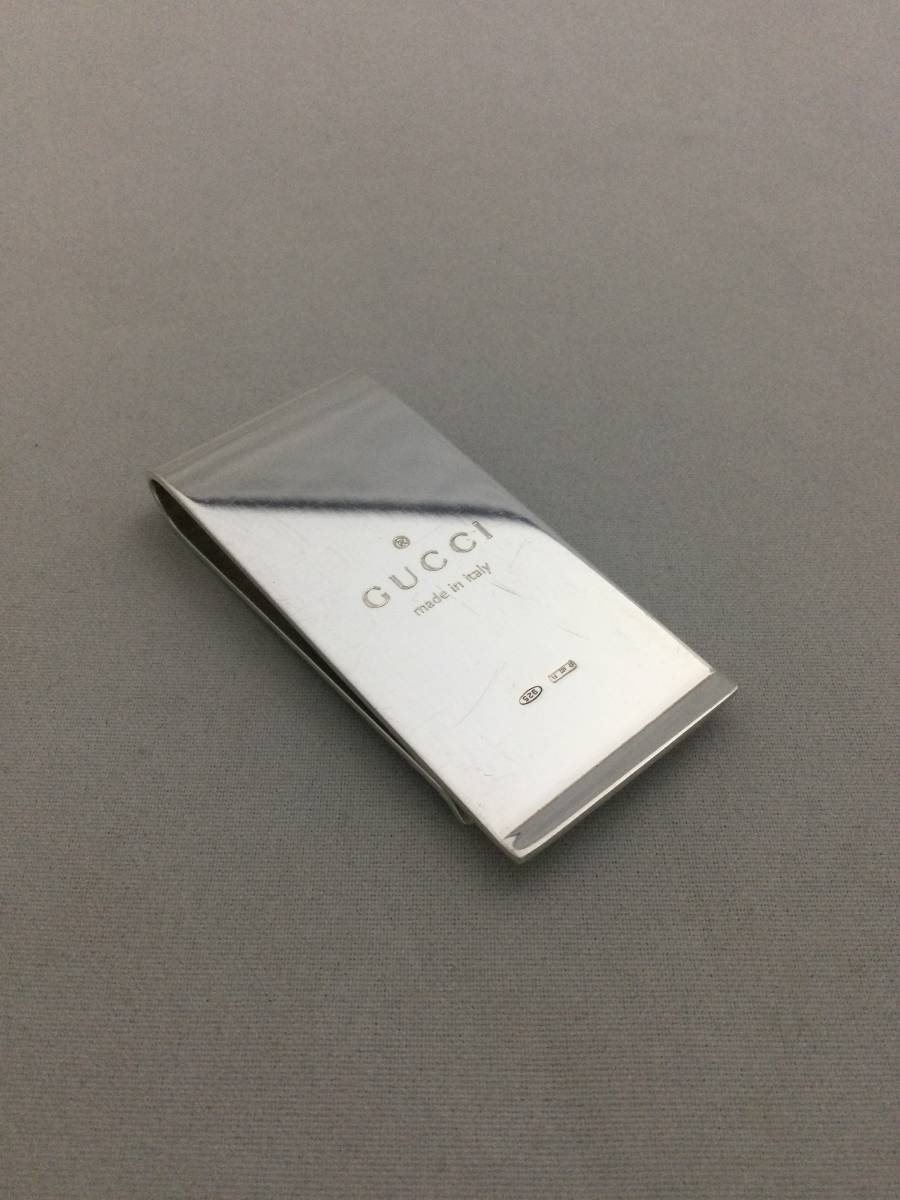 GUCCI グッチ Gロゴ マネークリップ シルバー 925【B725920