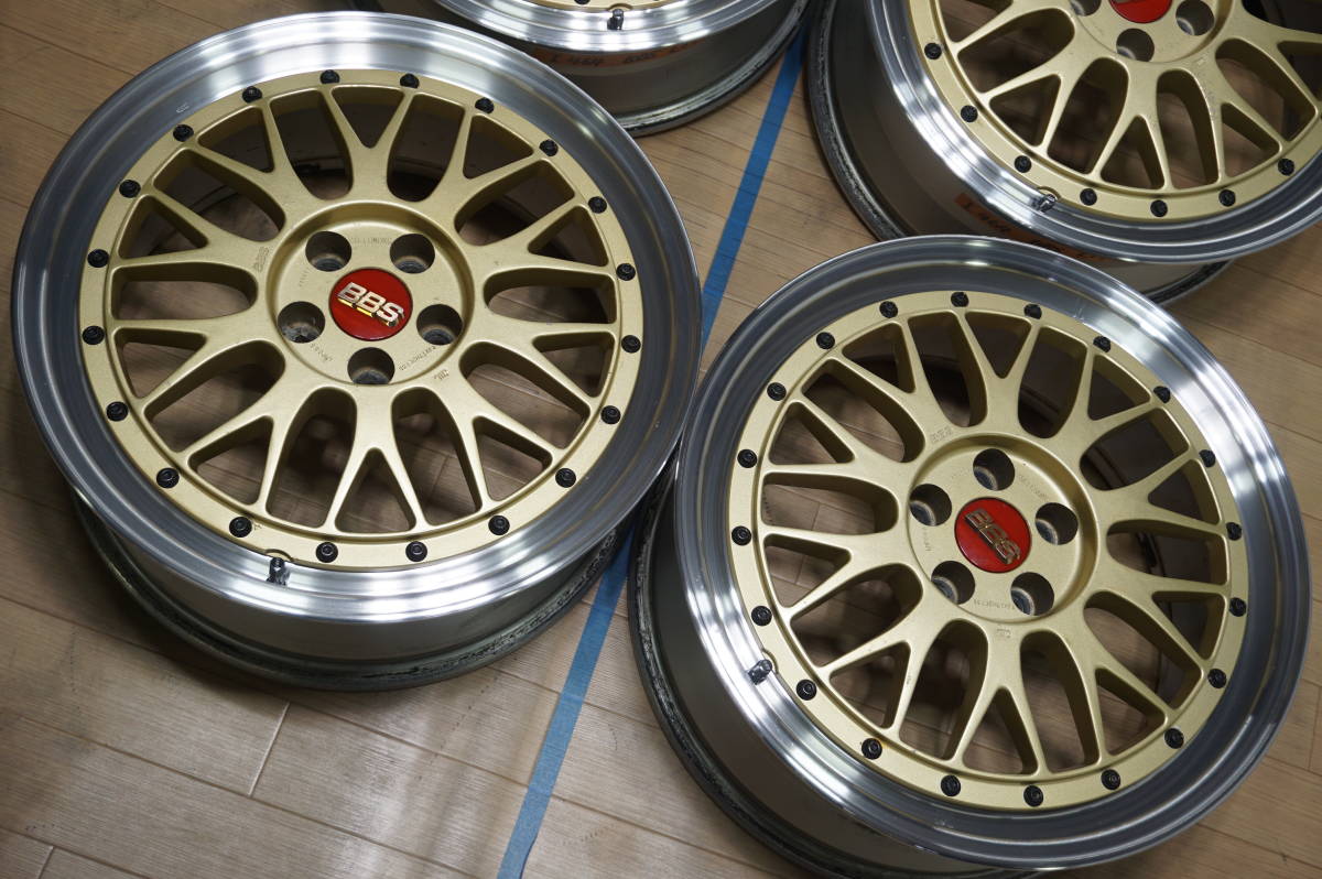 BBS LM 17インチ PCD100 5H LMP066 タイヤ付き/プリウス、ハチロク 