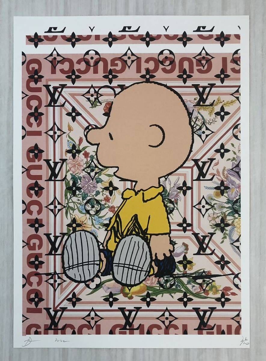 DEATH NYC アートポスター 数量限定 チャーリーブラウン SNOOPY トム