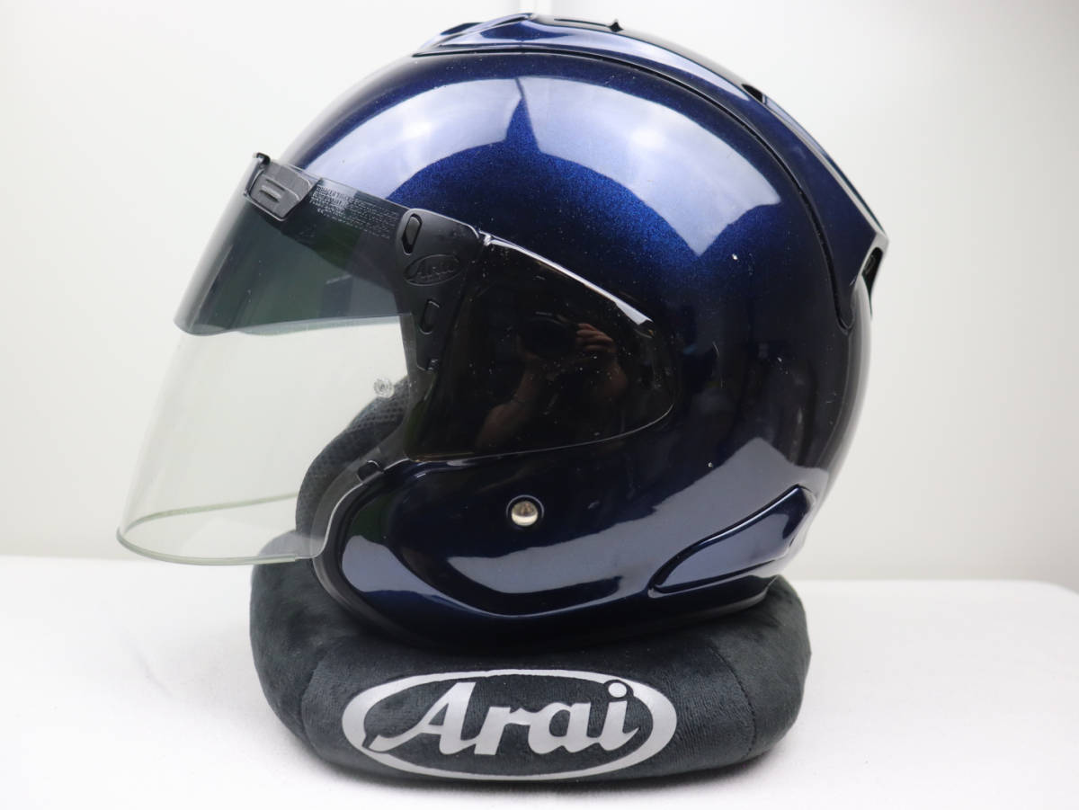 東単】ARAI アライ VZ-RAM グラスブルー GLASS BLUE ジェット