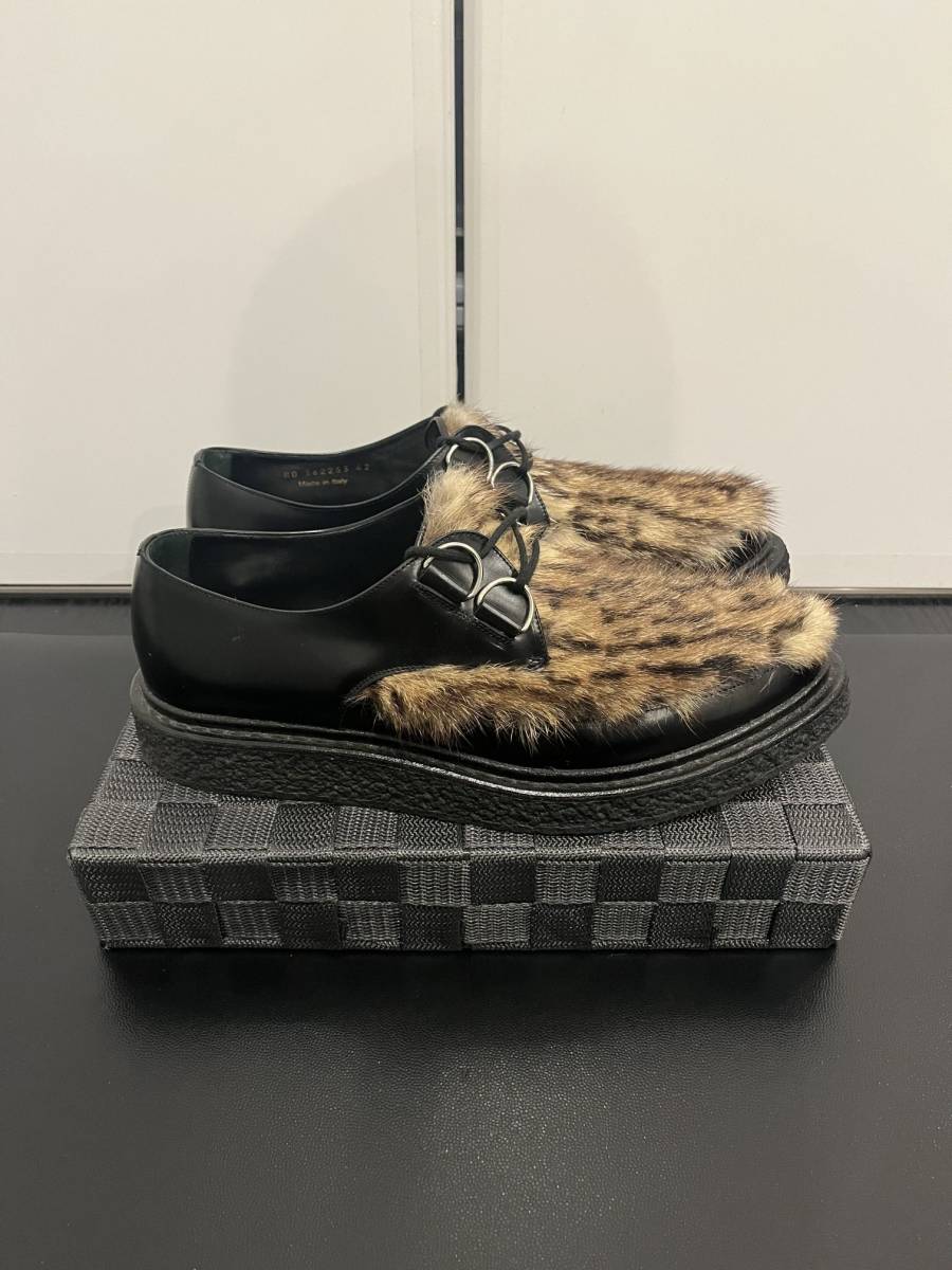 SAINT LAURENT PARIS 14AW Fur Creepers マーモットファー クリーパー