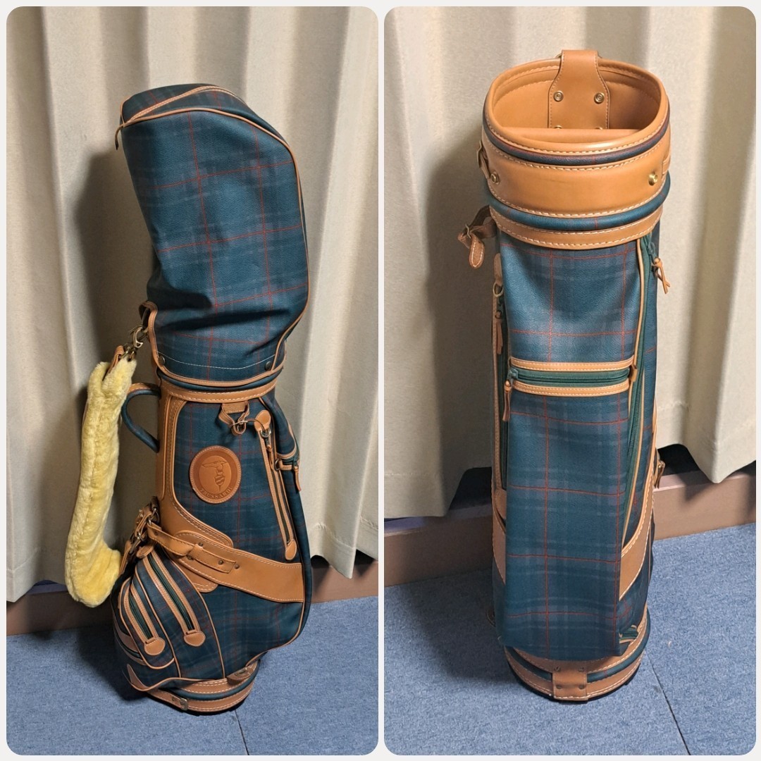 昭和レトロ 希少 ヴィンテージ TRUSSARDI トラサルディ キャディバッグ