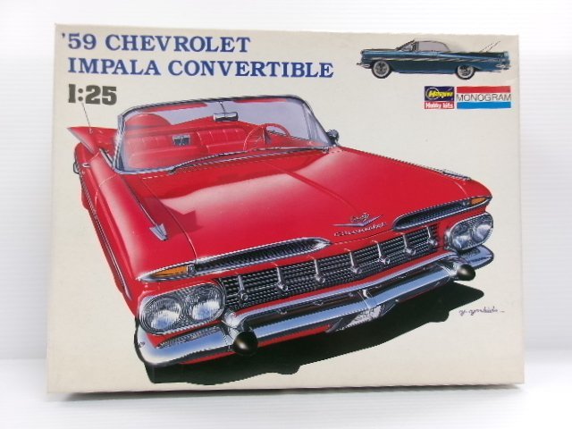 ハセガワ・モノグラム 1/25 シボレー インパラ コンバーチブル 1959 