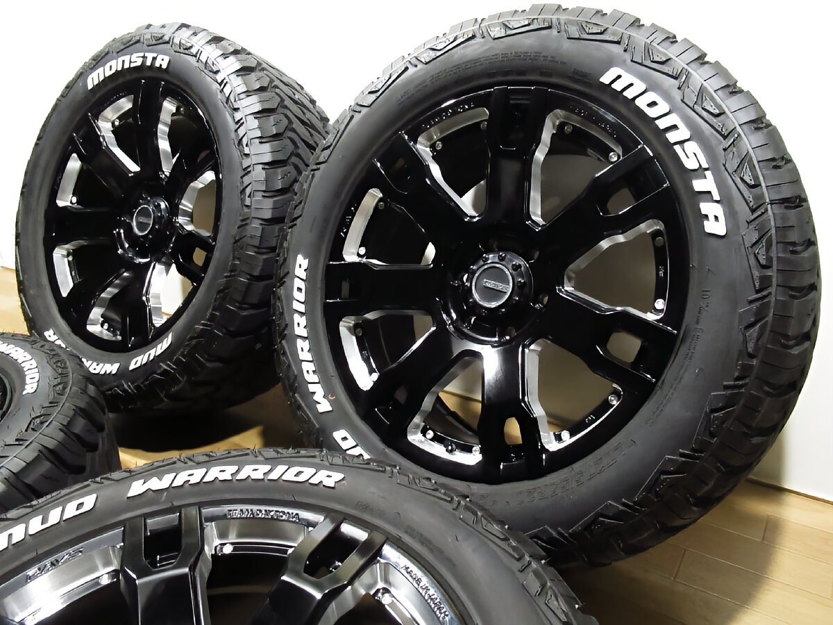 美品 RAYS TEAM DAYTONA FDX F7S 8.5J+22 PCD139.7-6穴 MONSTA MUD 