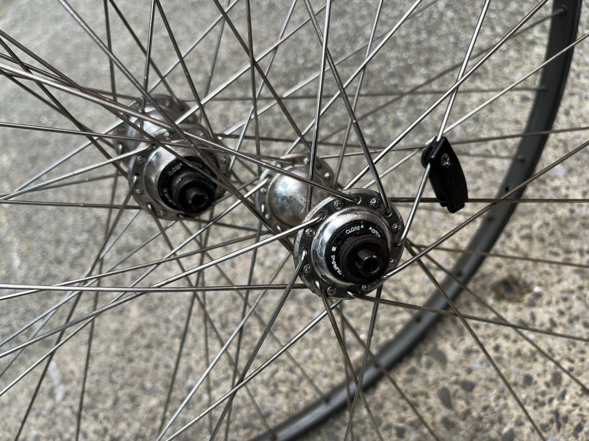 MAVIC GP4 手組みホイール前後セット　DURA-ACE 7400系ハブ MAVIC GP4 手組みホイール前後セット DURA-ACE 7400系ハブ パーツ