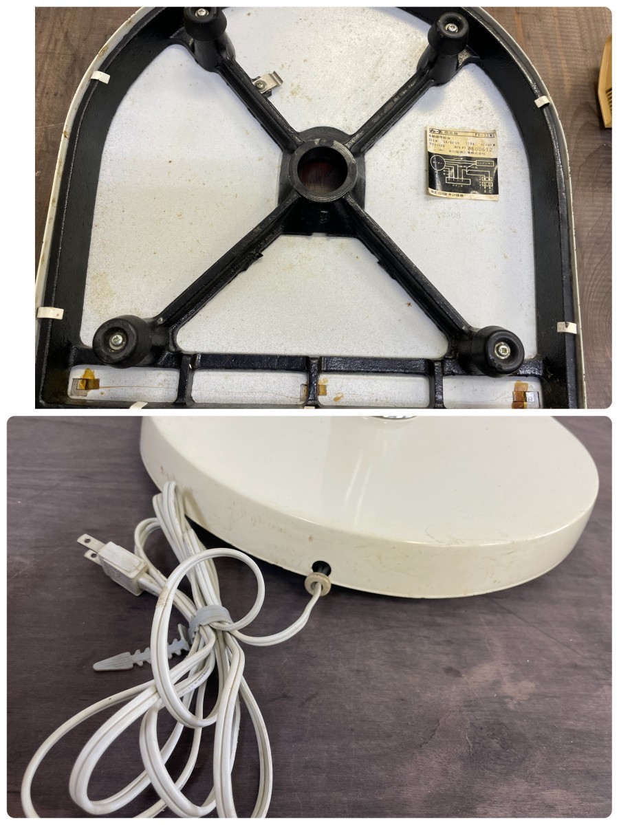 動作確認済み SHARP シャープ PH-33WS 1980年製 扇風機 3枚羽根 青羽根