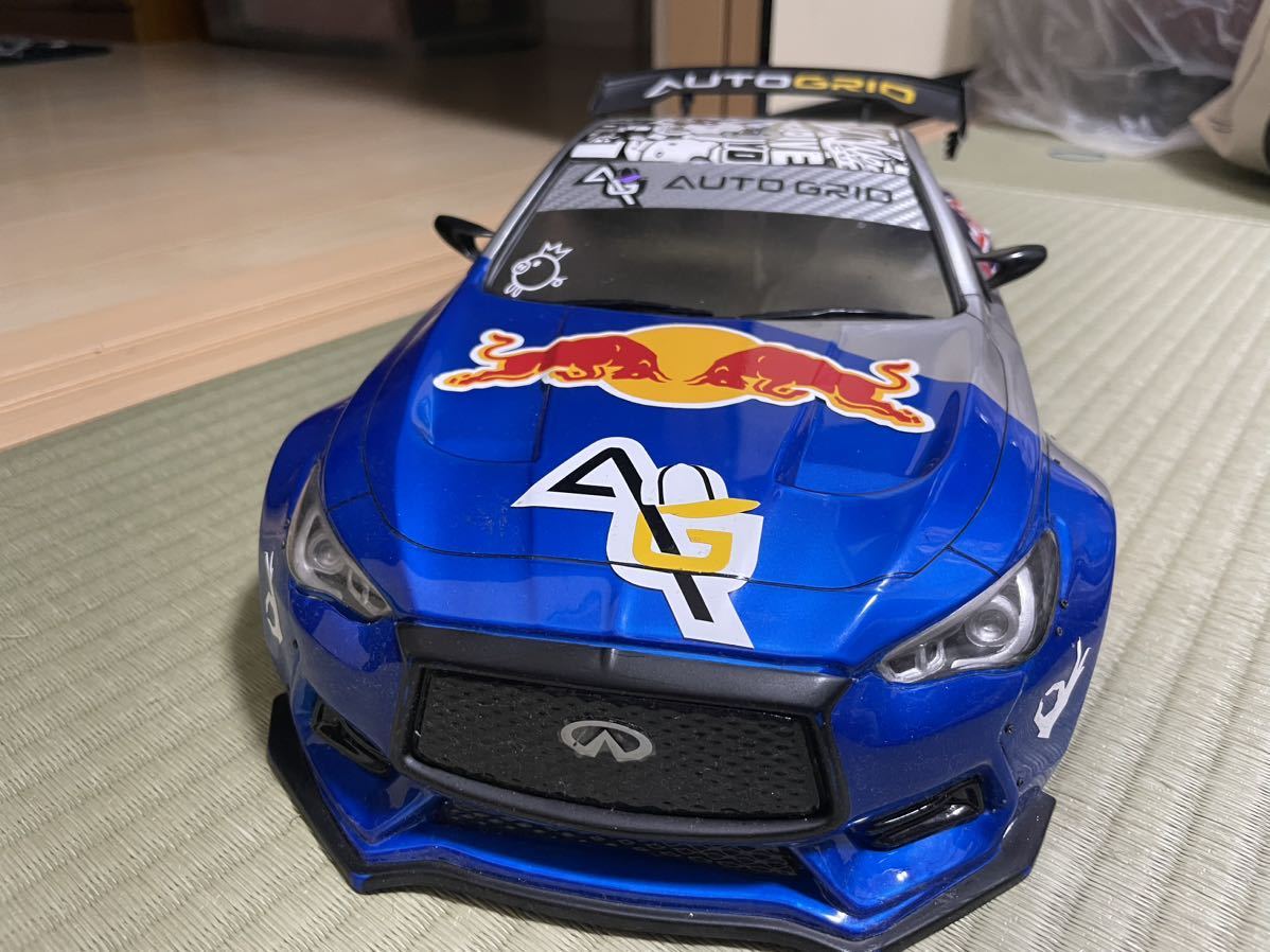 に*な様 シバタ Q60 中古品 シバタ shibata インフィニティ Q60 ボディ レッドブルー仕様 yd-2 grk