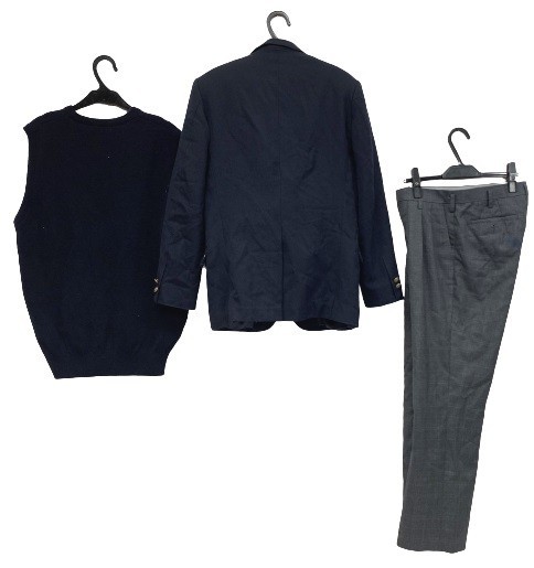 ny_2436 4点セット 東京都 都立 永山高校 男子冬服 中間服 ブレザー  