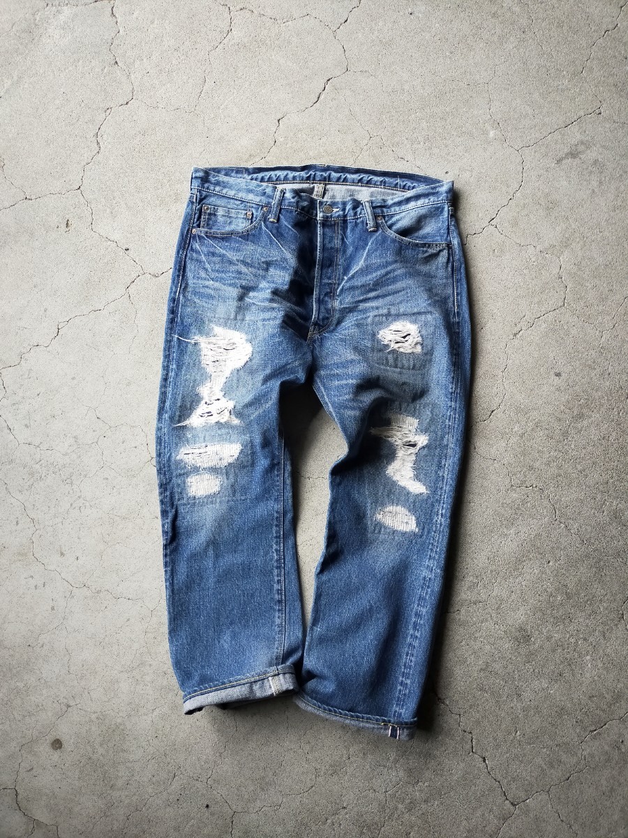 w38【10-Years Aged】SUGAR CANE SC41501 ヴィンテージ加工 デニム  