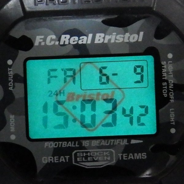 F.C.Real Bristol × G-SHOCK CASIO DW-6900FS コラボモデル 迷彩 