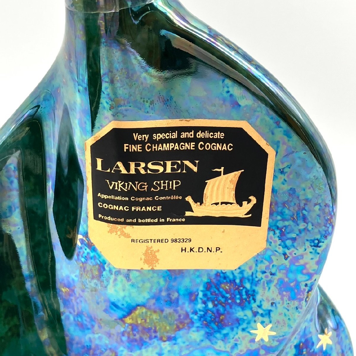 LARSEN COGNAC マーブルグリーン シップ 70ml 40% Larsen Viking