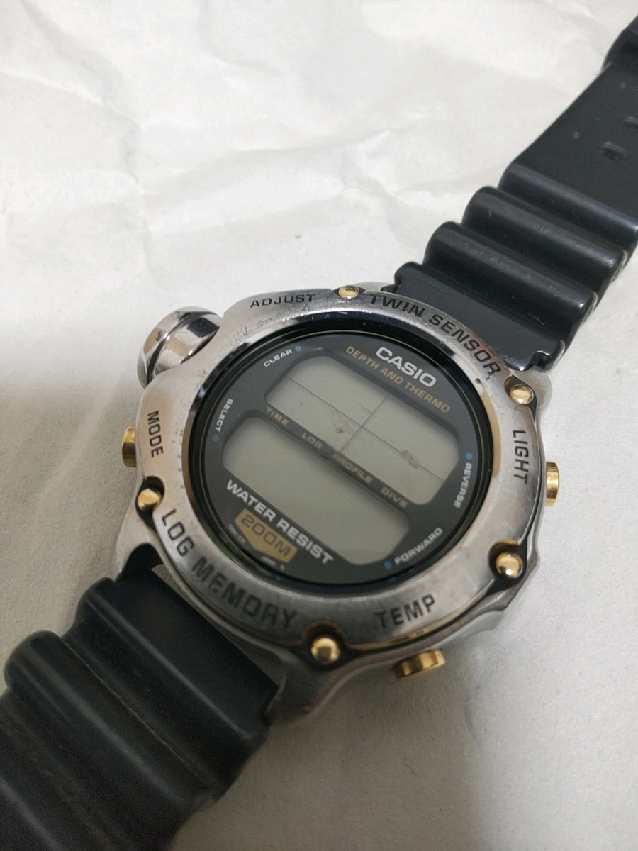 CASIO ログメモリー DEP-600 潜水王 オマケ付 ダイビング 送料安 DEP