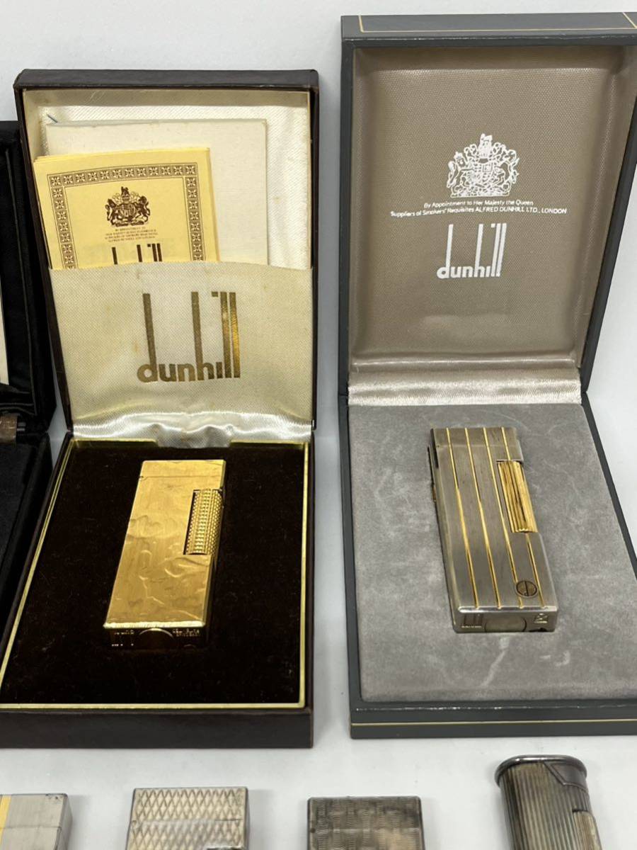 1円 ダンヒル dunhill ガスライター 16点 まとめ セット 大量まとめ 