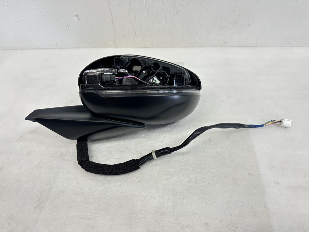 5J13 フィット GR1 純正 ドアミラー 左 黒 TZA 7ピン 『J0』