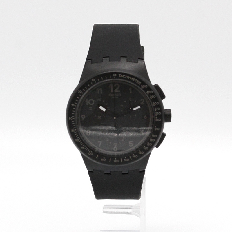 スウォッチ SWATCH クロノグラフ メンズ腕時計 稼働品 H01542