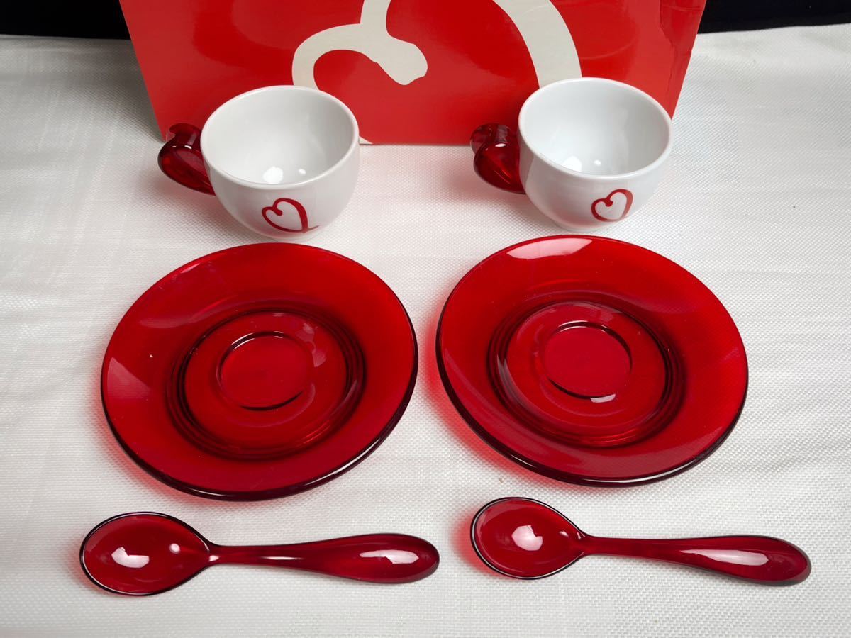□ 未使用 guzzini set LOVE イタリア グッチーニ社 エスプレッソ 