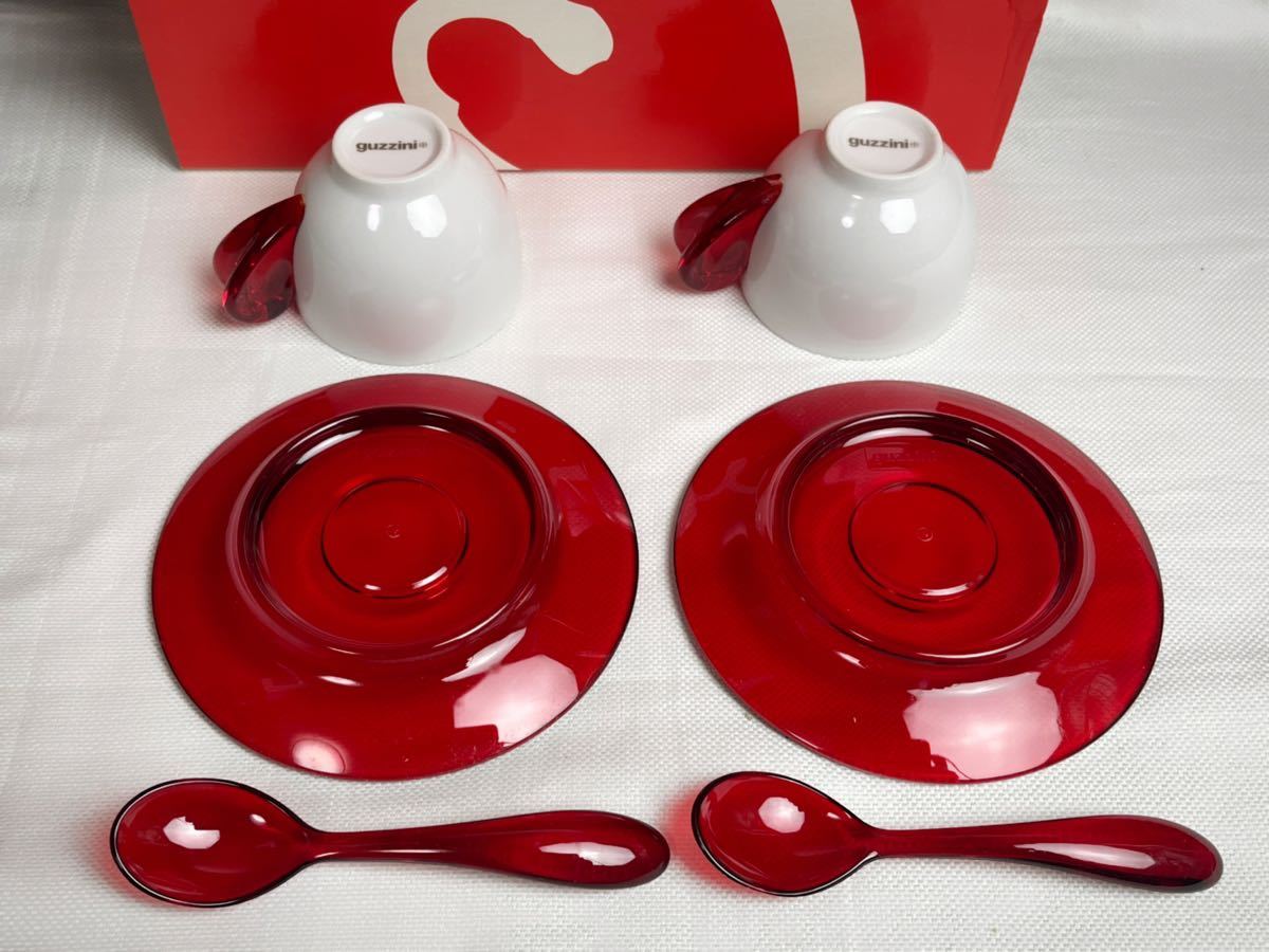 □ 未使用 guzzini set LOVE イタリア グッチーニ社 エスプレッソ 