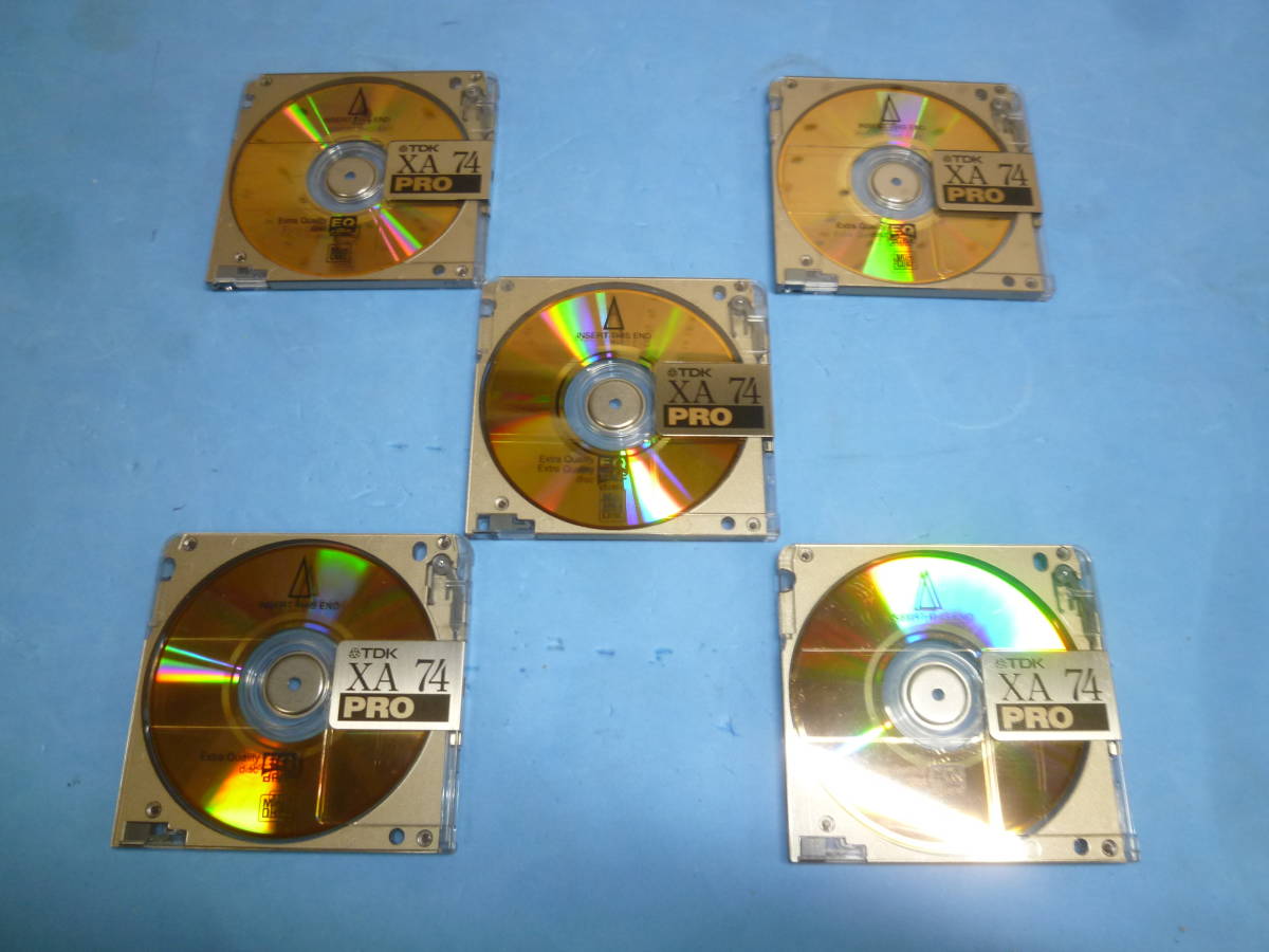 ☆TDK ☆ MDディスク/ XA PRO 74 (MD-XAPR74) 使用済み・中古現状渡し 