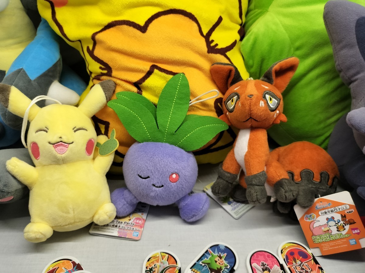 1円～ポケモン ピカチュウ クッション ぬいぐるみ ゾロア ウパー