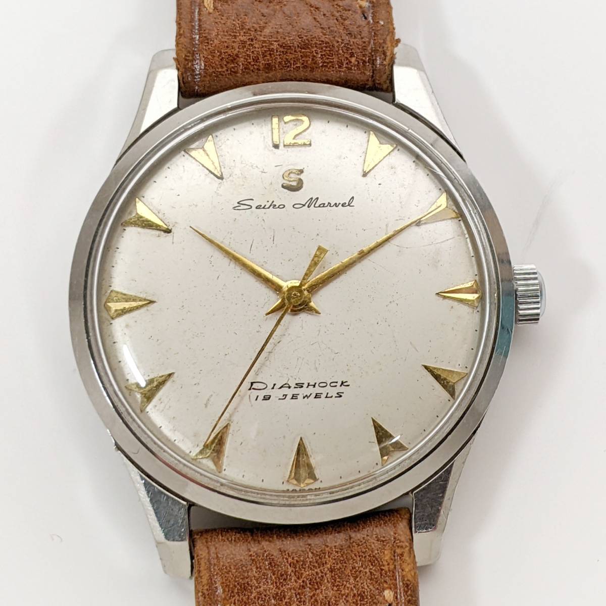 超希少 SEIKO MARVEL セイコー マーベル 19石 赤機械 J14012B