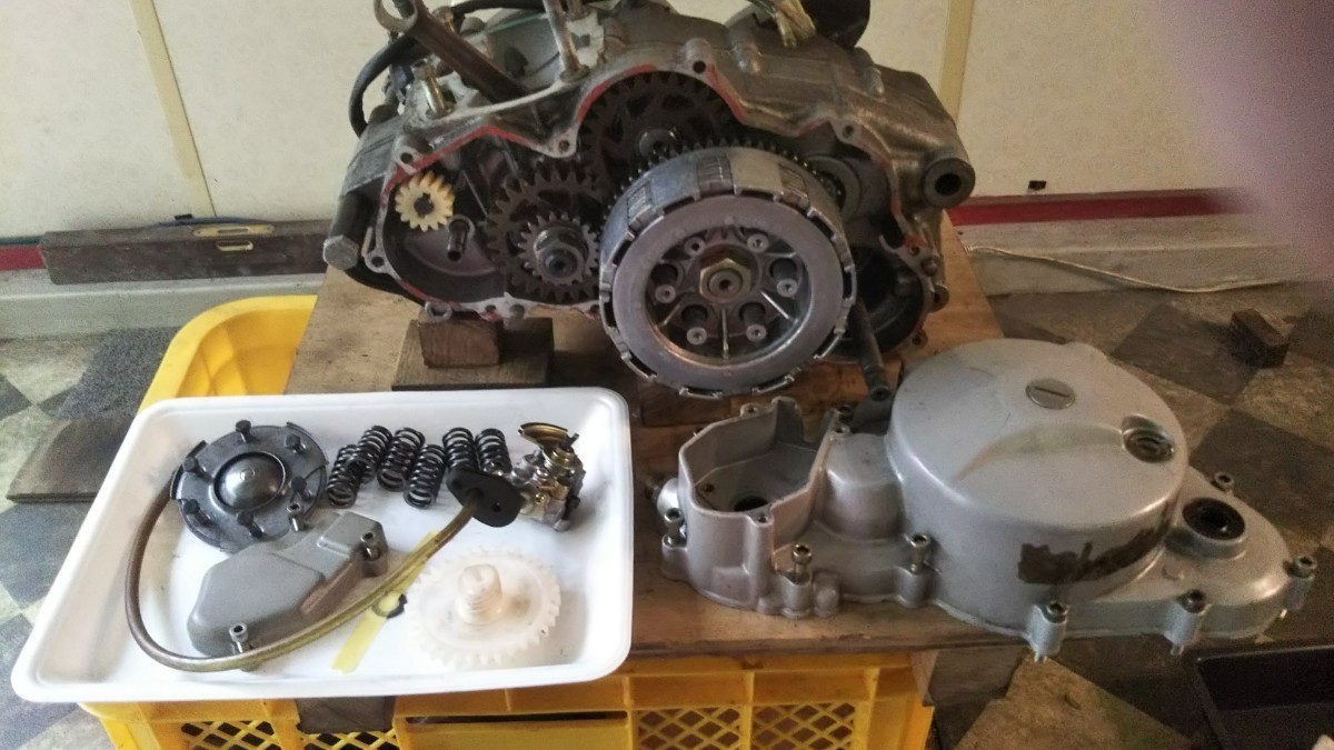 アプリリアRS125前期型ロータックス123エンジン 焼い 