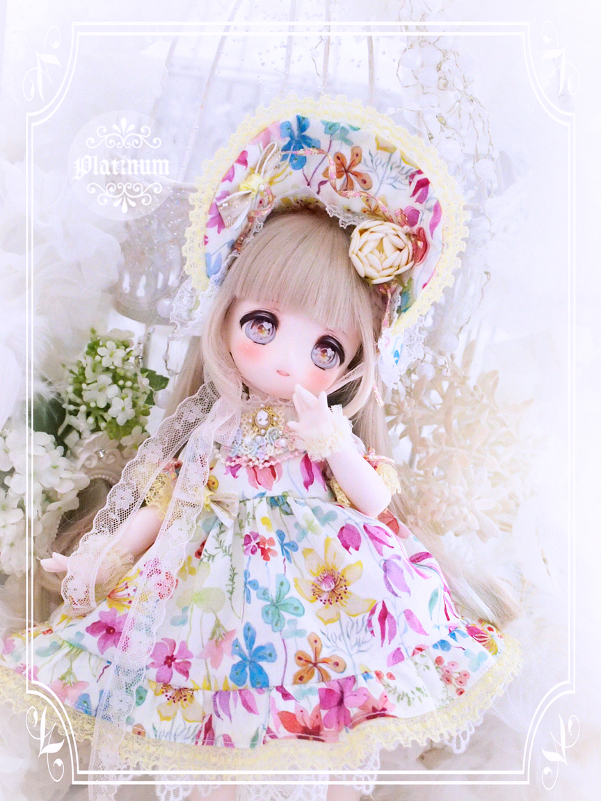 幼SDサイズ】フェイクスイーツドレスセット(ピンク)