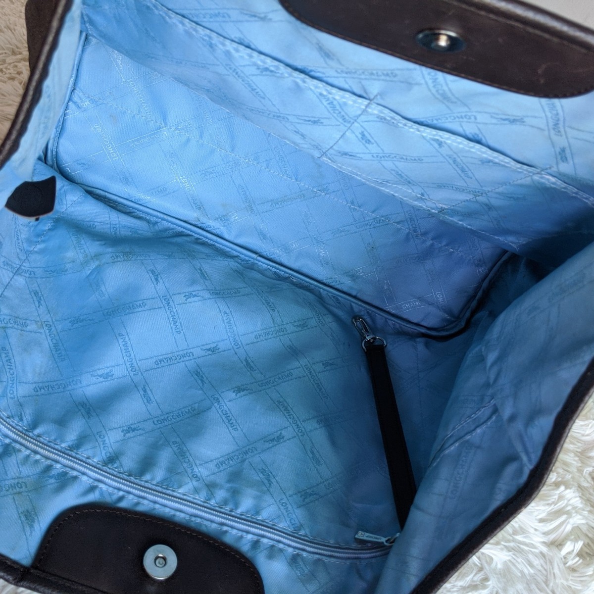 1円【美品】LONGCHAMP ロンシャン トートバッグ ビジネスバッグ レザー 