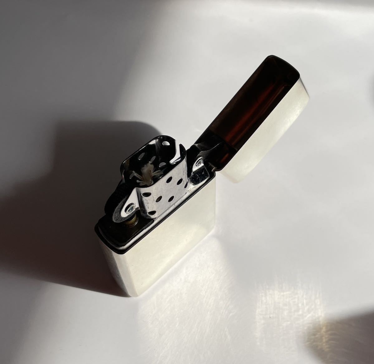 Zippo スターリング シルバー sterling 筆記体 イタリック 年代刻印 