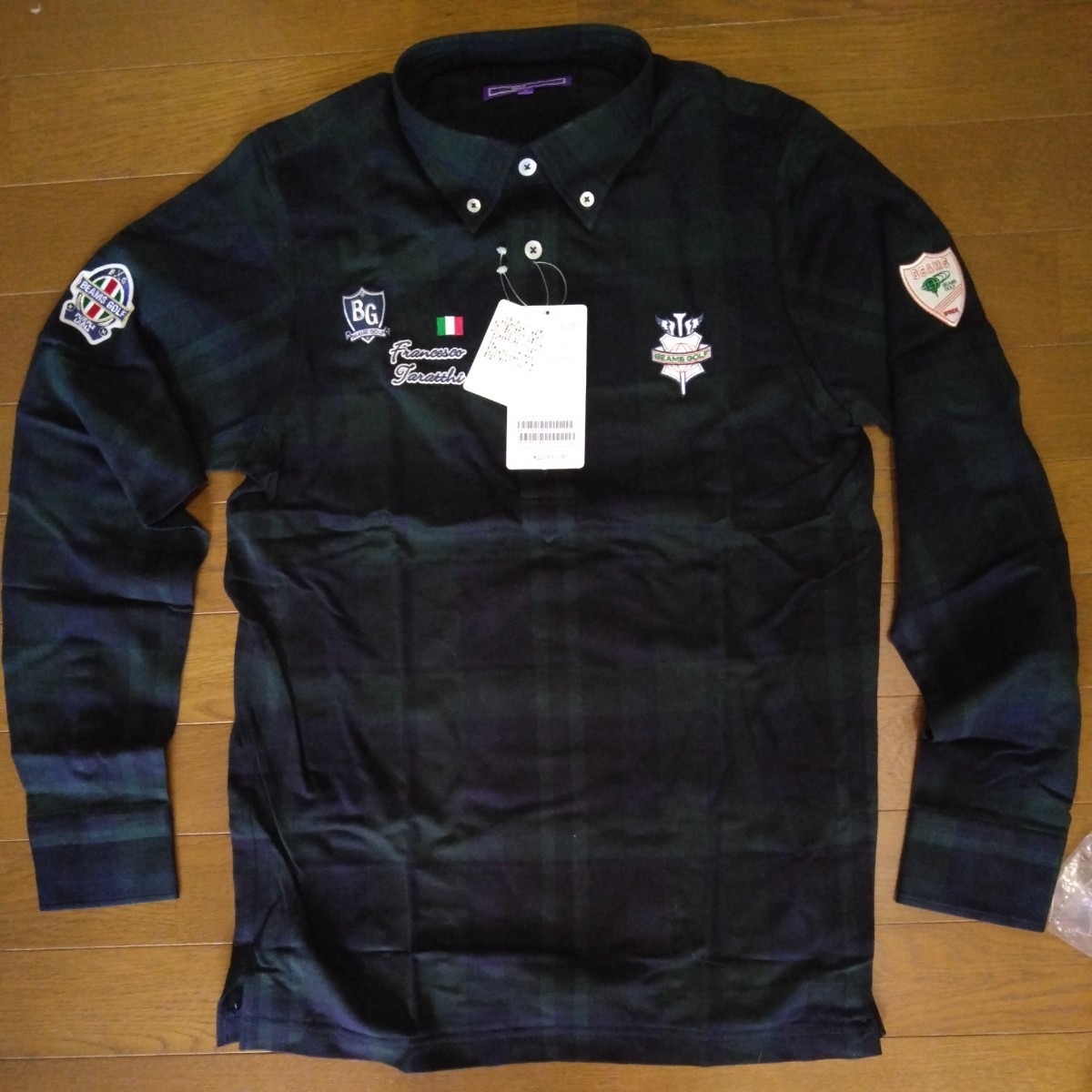 BEAMS　GOLF長袖ポロシャツ新品