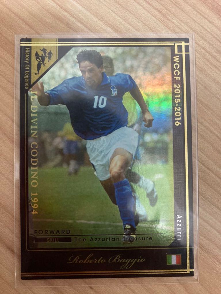 WCCF HOLE ロベルト・バッジョ イタリア代表(レアカード)｜売買された