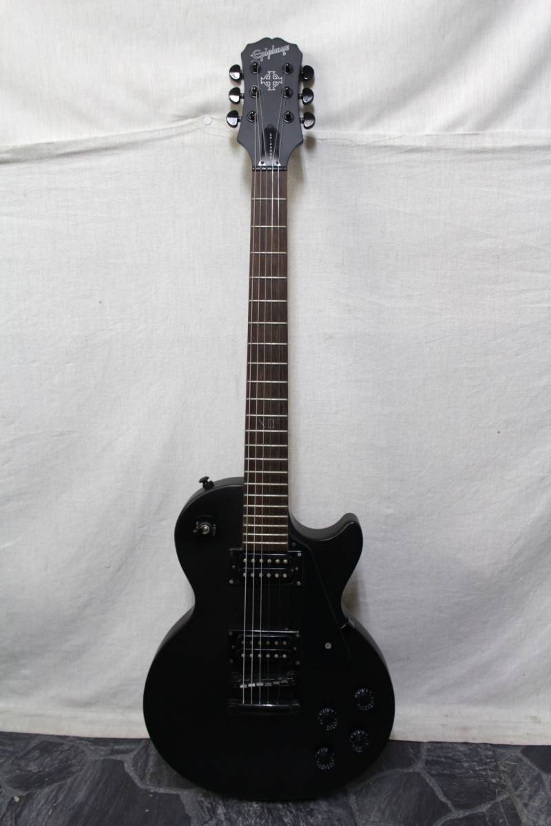 ⑯EPIPHONEエピフォンXⅡ◇Goth Les Paul Studio PBレスポール 