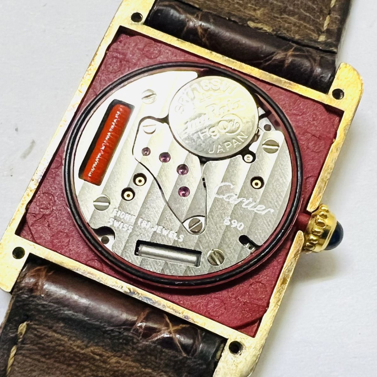X814-H7-1637◎【電池交換済み/稼働】 Cartier カルティエ マスト