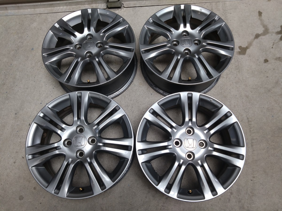 1000円〜！大阪発 GE8 フィットRS後期 純正ホイール 100-4h 6J＋53 FIT 