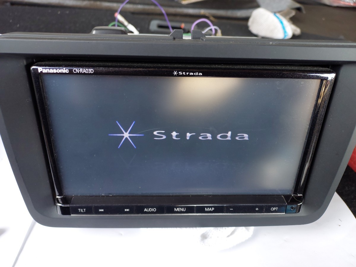 Panasonic Strada カーナビ CN-RA03D 本体 Panasonic strada パナソニック ストラーダ CN-RA03D メモリーナビ