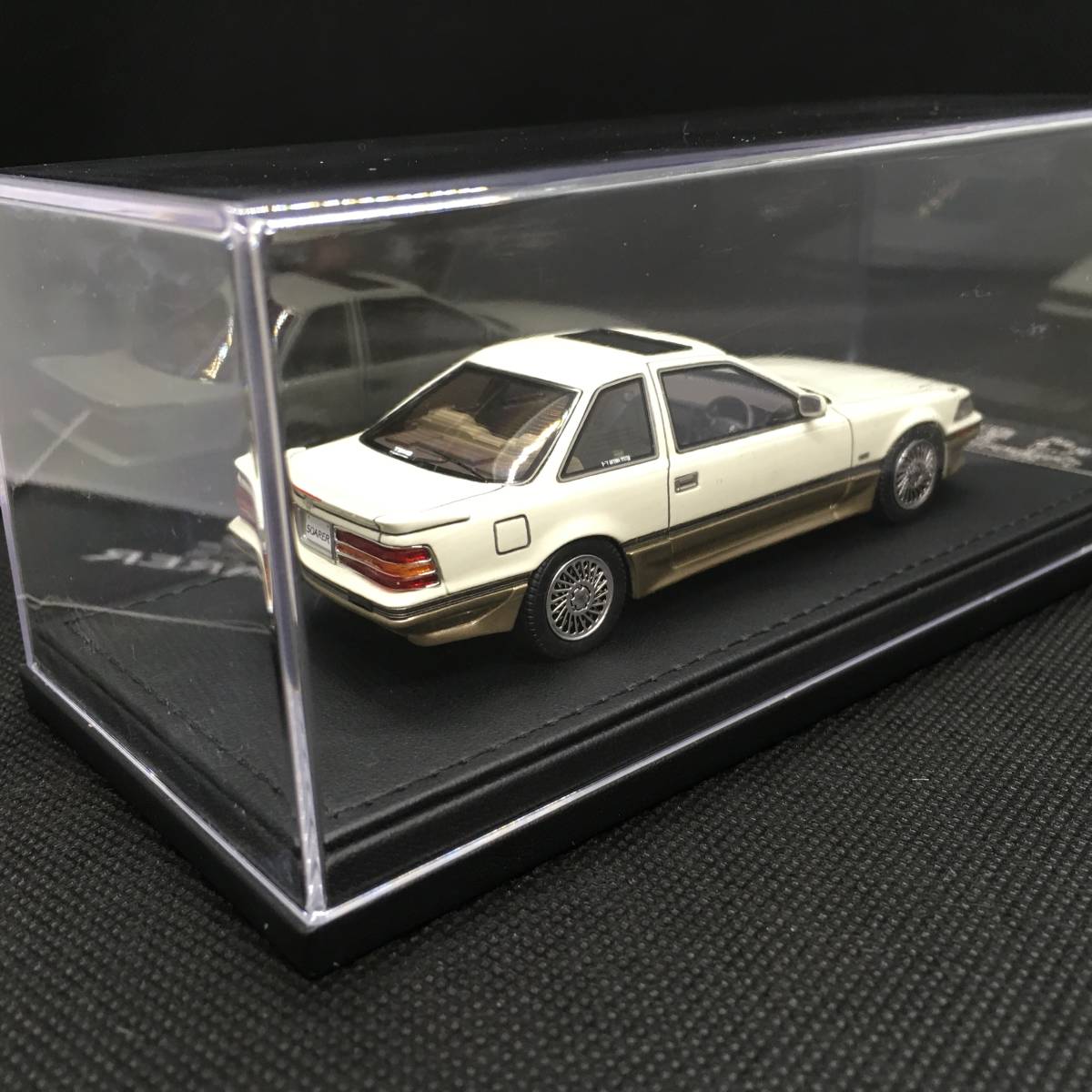 TOMYTEC】トヨタ ソアラ 3.0GT リミテッド（パールホワイト/ベージュ