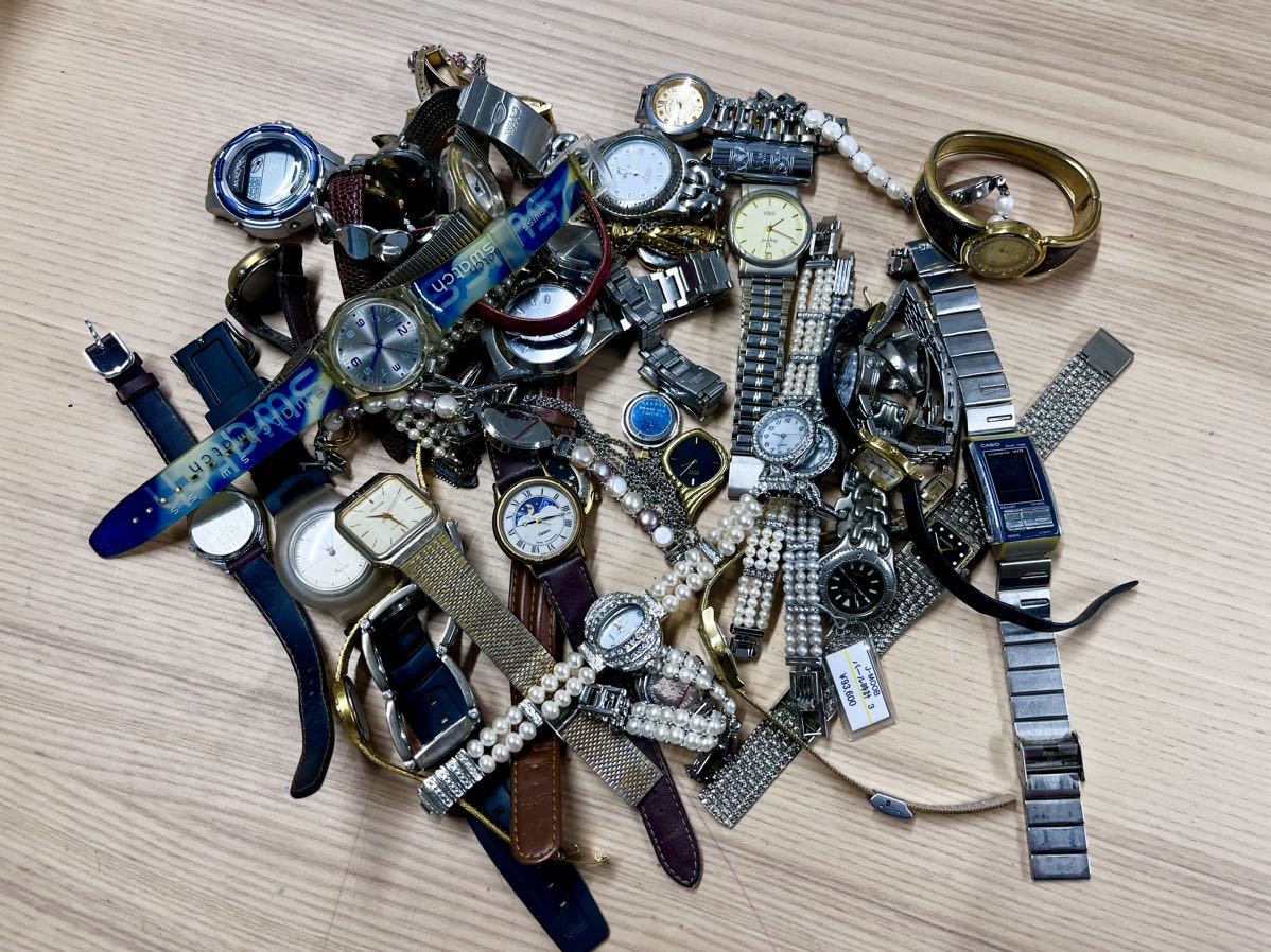お宝発掘! 検品前ジャンク腕時計 大量セット CASIO カシオ SEIKO