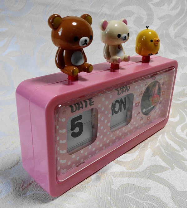 リラックマ ぱたぱたクロック3 新品未使用 公式】サンエックスネット