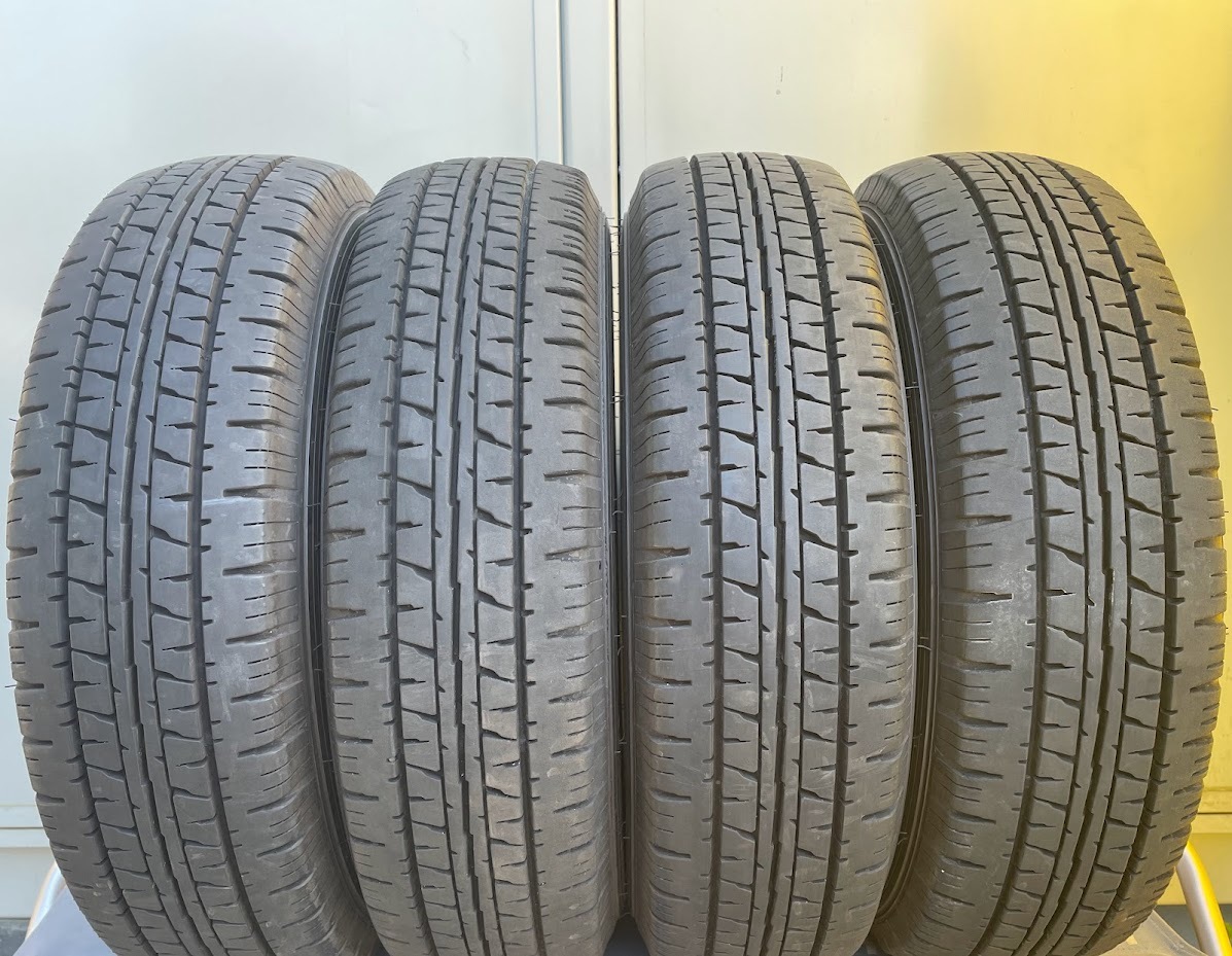 23061905　　中古タイヤ　★22年製★　DUNLOP　ENASAVE　165R13　8PR　LT　4本