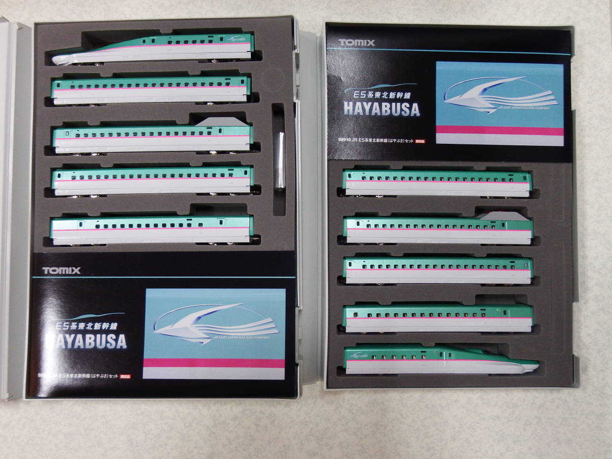TOMIX 98910 E5系東北新幹線はやぶさセット 純正白色LED室内灯付 TOMIX JR