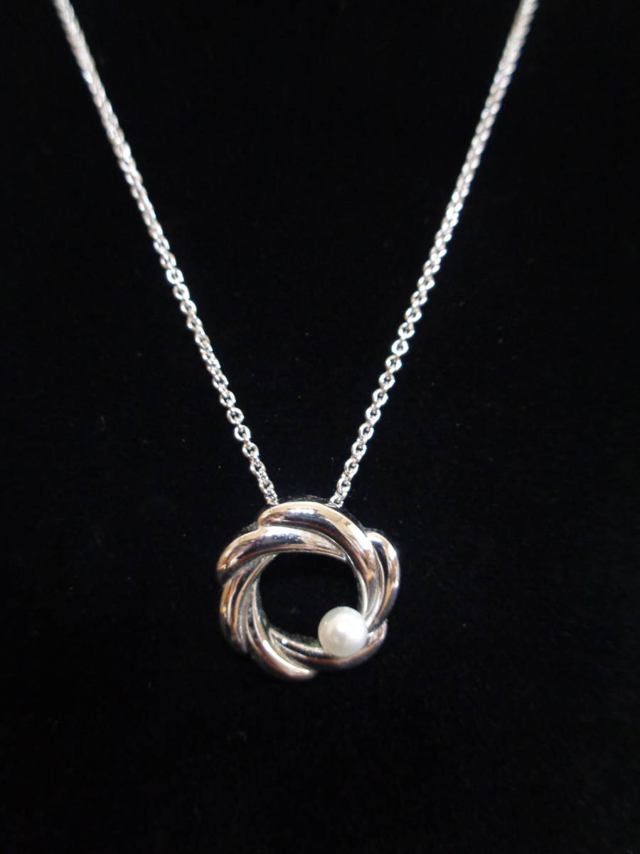 100円~【美品】TASAKI S 刻印 田崎真珠 一粒本真珠付 約5㎜玉 100円~【美品】TASAKI S 刻印 田崎真珠 一粒本真珠付 約5㎜玉