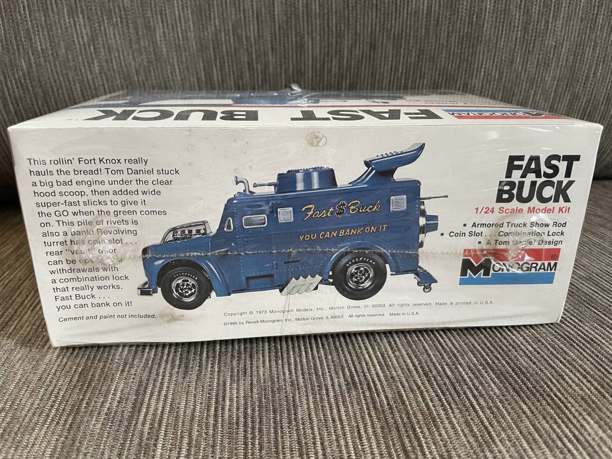 95製 Revel-Monogram 1/24 現金輸送車 Mod money mover トムダニエル FAST BUCK
