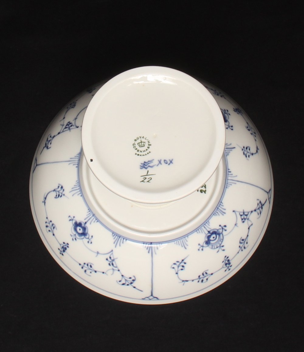 ロイヤルコペンハーゲン コンポート フルーツ皿 21cm ブルー