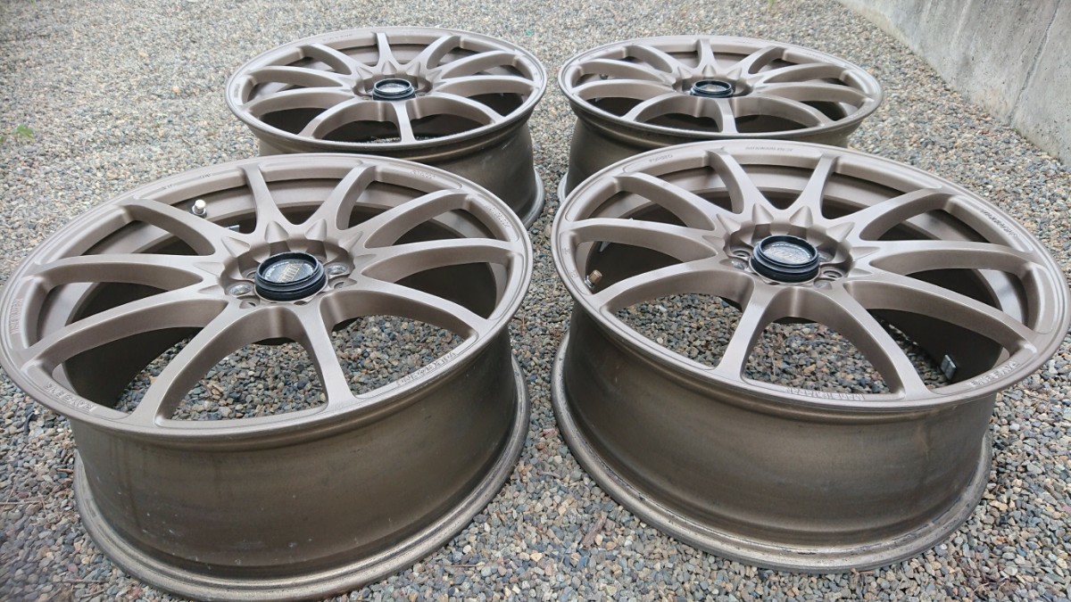 RAYS レイズ CE28N 4本 18インチ 7.5J +50 PCD100 5穴 鍛造 