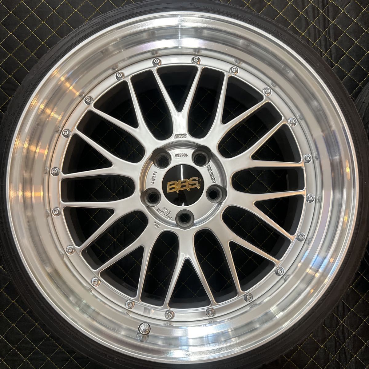 456/280]☆美品☆BBS LM271 19インチ 10.0J +22 5穴 PCD114.3 2ピース 