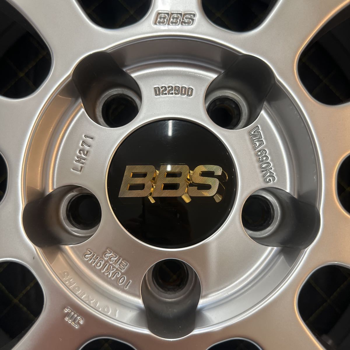 456/280]☆美品☆BBS LM271 19インチ 10.0J +22 5穴 PCD114.3 2ピース 
