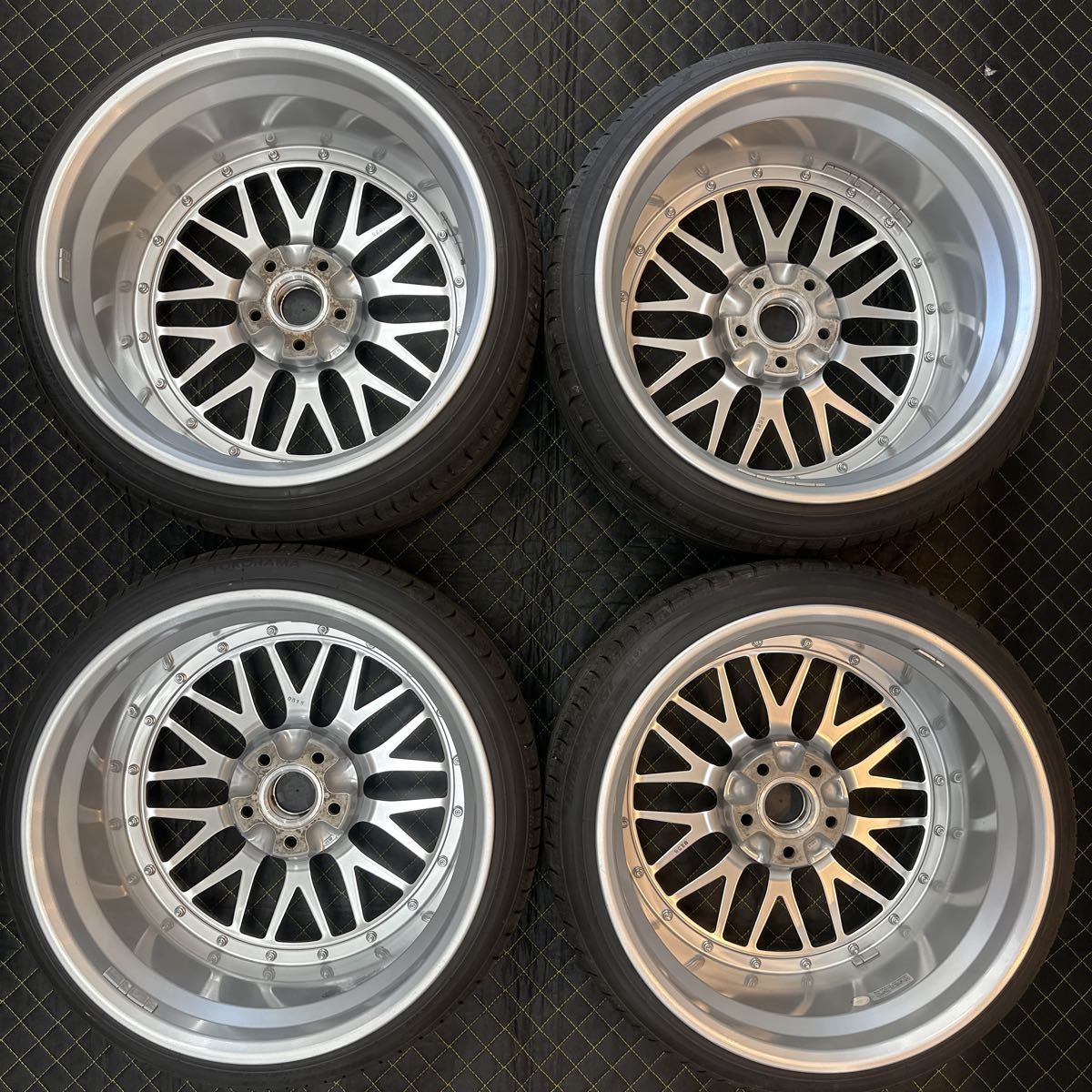 456/280]☆美品☆BBS LM271 19インチ 10.0J +22 5穴 PCD114.3 2ピース 