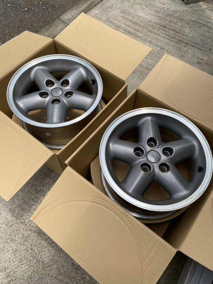 4本SET 送料無料 15×7J JEEP WRANGLER ジープ TJラングラー 純正