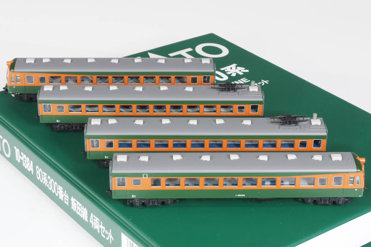 加工品 80系300番台 飯田線 4両セット KATO 10-1384 (近郊形電車
